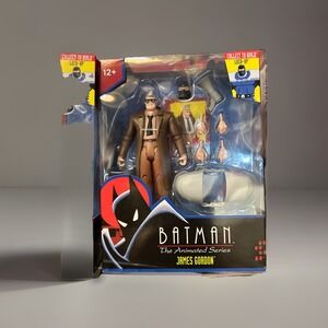 DC Direct Mcfarlane Toys Batman TAS Lock Up BaF James Gordon Platinum 6" Figure